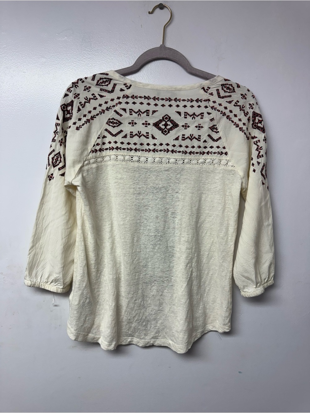 Bob Timberlake Embroidered Indie Folk Top Women’s M western boho Festival B8 - Picture 4 of 8